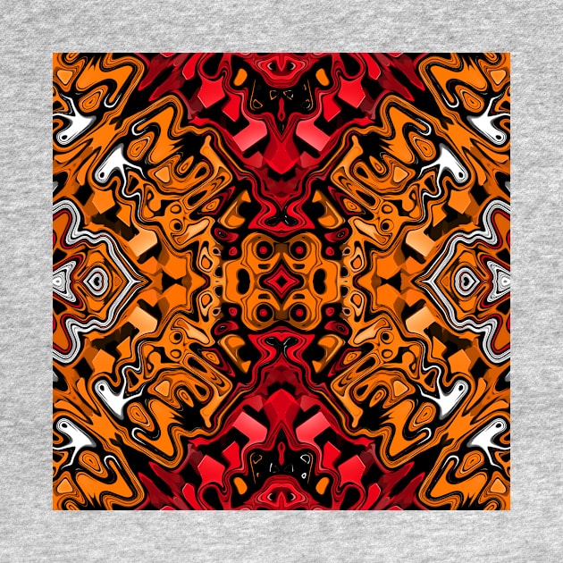 Orange Red White by perkinsdesigns